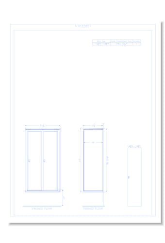 2 Door Surface Mount 15" Deep Parcel Locker – Model SM17 (N1032851)