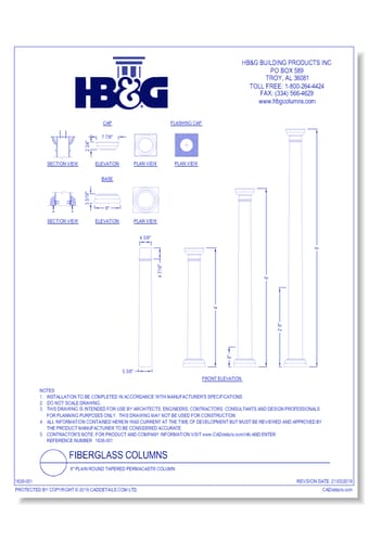 Permacast Structural Column 6