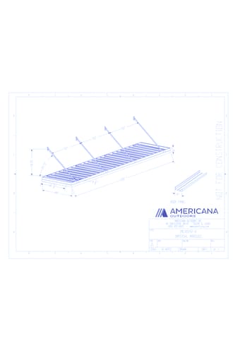 Awning: Imperial Marquee Canopy 48" Projection, 192" Width, 8" Roof Panel