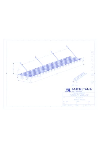 Awning: Imperial Marquee Canopy 48" Projection, 240" Width, 8" Roof Panel