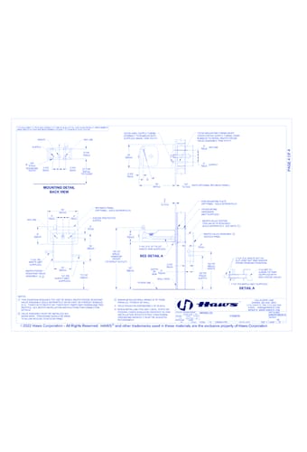 Model 1109FRP: ADA Outdoor Freeze Resistant Wall Mounted Drinking Fountain