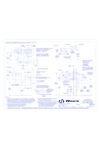 Model 1119FRP: ADA Outdoor Freeze Resistant Wall Mounted Hi-Lo Drinking Fountain