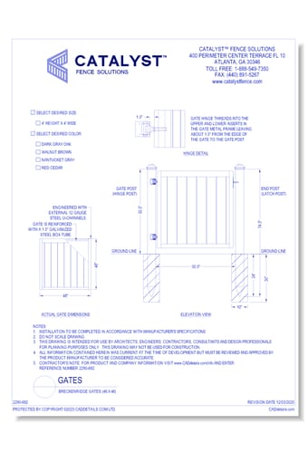 Breckenridge Gates (48 x 48)
