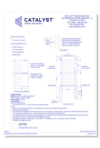 Breckenridge Gates (96 x 48)