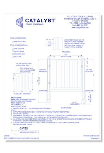 Breckenridge Gates (70 x 71)