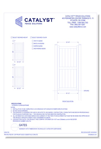 Newbury with TimberGrain Technology Gates With CertaGrain