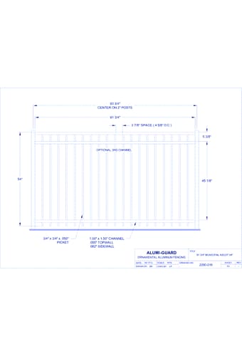 8' Municipal Manchester 54" (M8A543S)