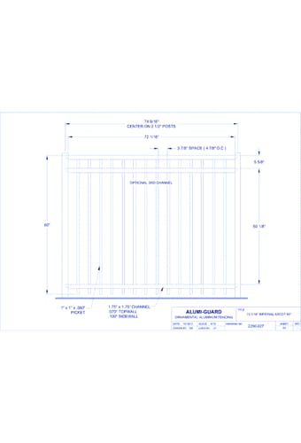 6' Imperial Manchester 60" (IM6A603S)