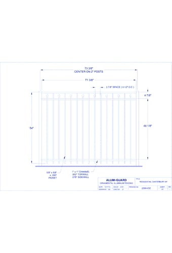 Residential Salem 54" (RC543S)
