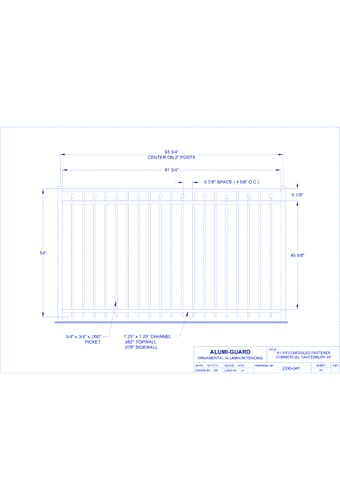 Concealed Fastener Commercial Salem 54" (CFC543S)
