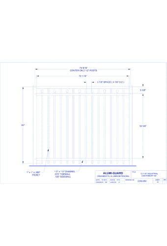 6' Industrial Salem 60" (I6C603S)