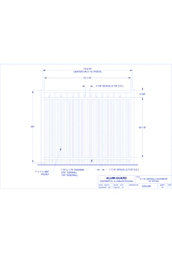 6' Imperial Salem 60" Royale (IM6C603S0-1)