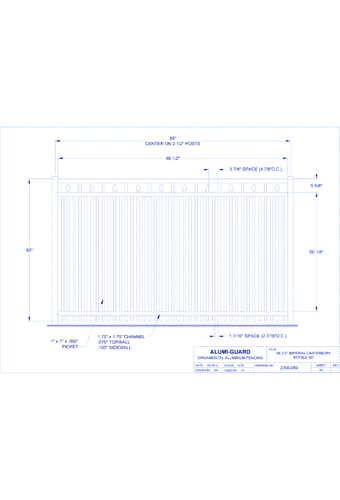 8' Imperial Salem 60" Royale (IM8C603S0-1)