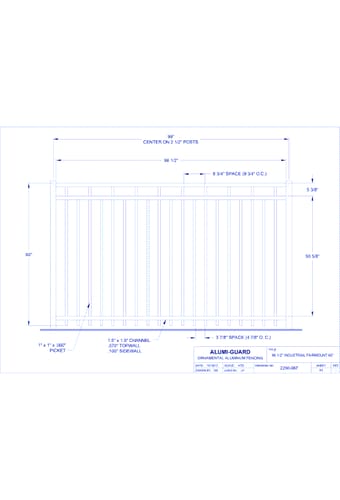 8' Industrial Lexington 60" (I8F603S)