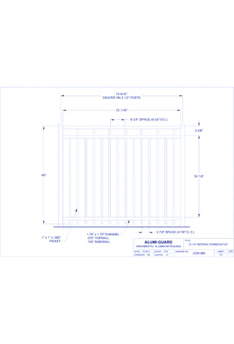 6' Imperial Lexington 60" (IM6F603S)