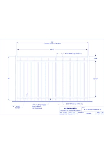 8' Imperial Lexington 60" (IM8F603S)