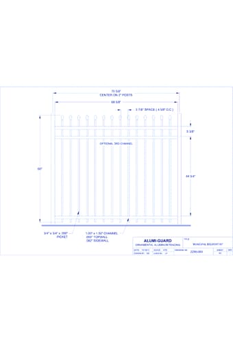 6' Municipal Newcastle 60" (M6B603S)