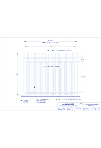 6' Industrial Newcastle 60" Royale (I6B603S0-1)