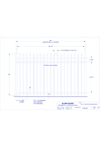 8' Industrial Newcastle 60" (I8B603S)