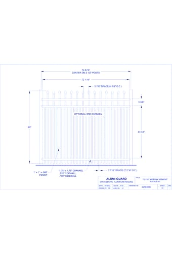 6' Imperial Newcastle 60" Royale (IM6B603S0-1)