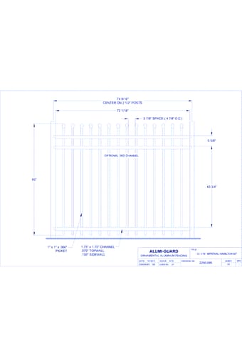 6' Imperial Newcastle 60" (IM6B603S)