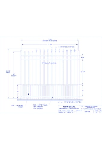 Guardian Orleans 60" Puppy Picket (GV604S0-2-3)