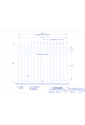 6' Industrial Orleans 60" (I6V603S-3)
