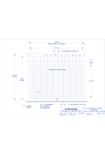6' Industrial Orleans 60" Royale (I6V603S0-1-3)