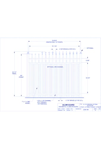 6' Imperial Orleans 60" Royale (IM6V603S0-1-3)