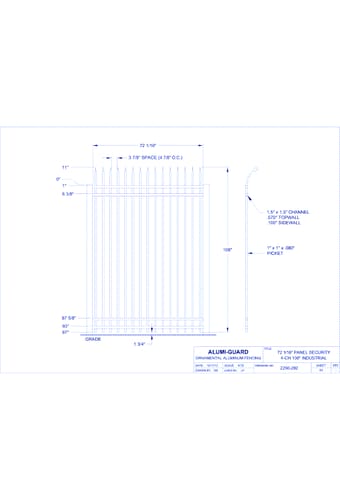 6' Security 108" (I6S1084S0)