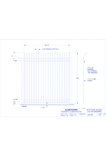 8' Security 108" (I8S1084S0)