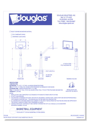 Douglas® F5™ 655 MAX Basketball System