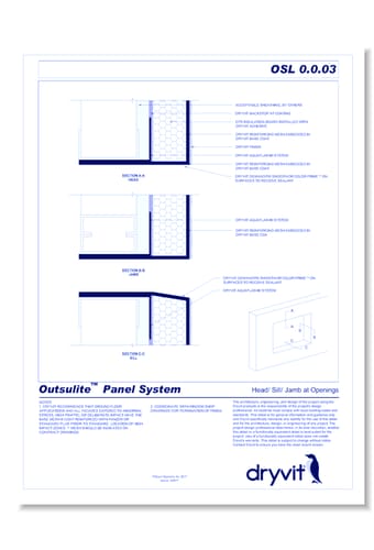 Tech 21 Systems: Head / Sil / Jamb at Openings