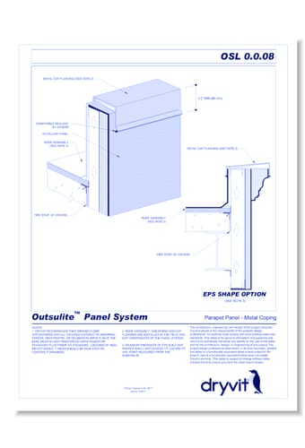 Tech 21 Systems: Parapet Panel - Metal Coping 