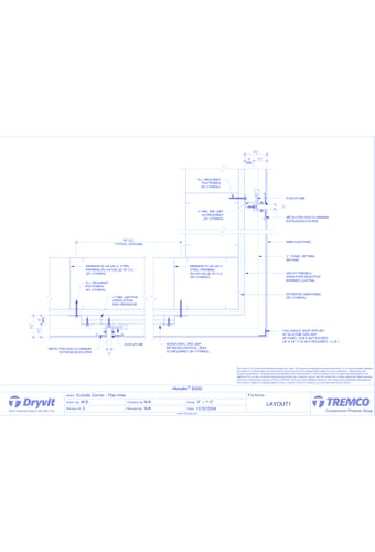Tech 21 Systems: Outside Corner - Plan View