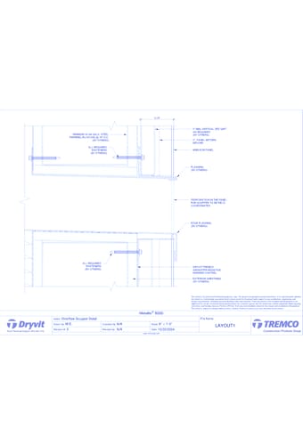 Tech 21 Systems: Overflow Scupper Detail