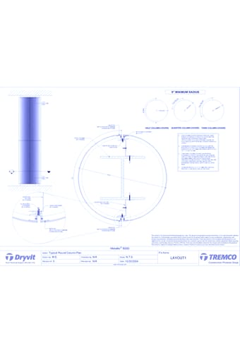 Tech 21 Systems: Typical Round Column - Plan