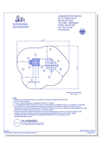 PlaySense Design 34 EZ Park Plan