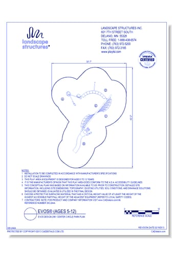 Evos Design 2981 Center Circle Park Plan
