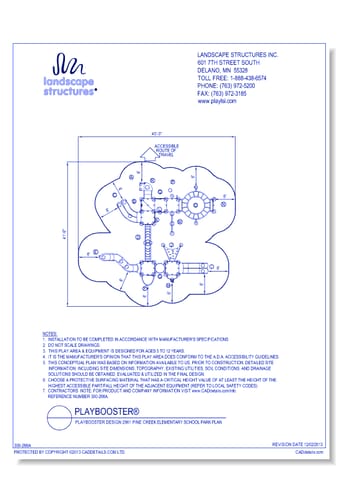 PlayBooster Design 2961 Pine Creek Elementary School Park Plan