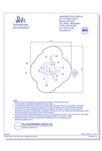 PlayShaper Design 3550 Park Plan