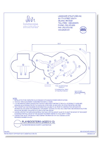 PlayBooster Design Country Club Park Plan
