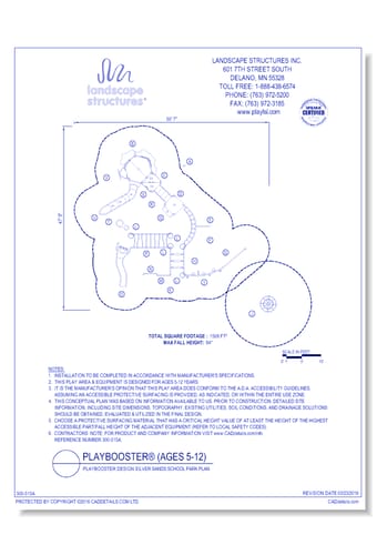 PlayBooster Design Silver Sands School Park Plan