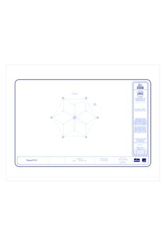 SkyWays® Hexagon, Double Layer 45' Diameter
