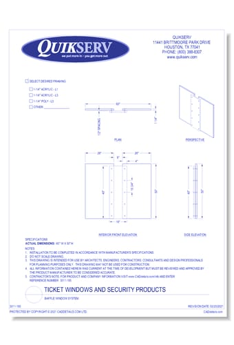 Baffle Window System