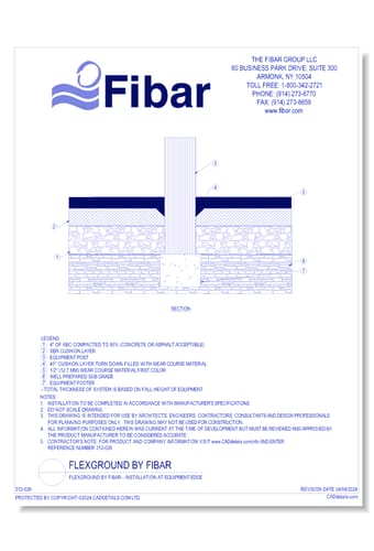 Flexground by Fibar - Installation at Equipment Edge