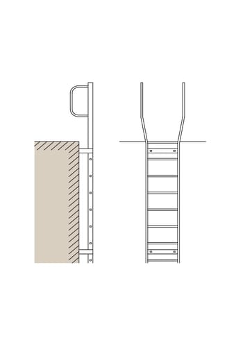 Vertical Ladder Cad Block