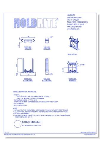 HOLDRITE® Stout Clamp™: 285