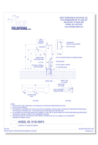 Touchless Series: SE 10150 SMFA with 10” Surface Carrier