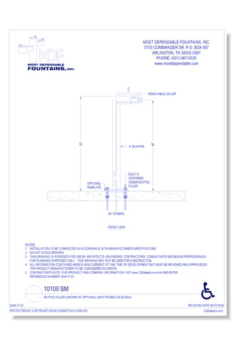 **10100SM** Bottle Filler